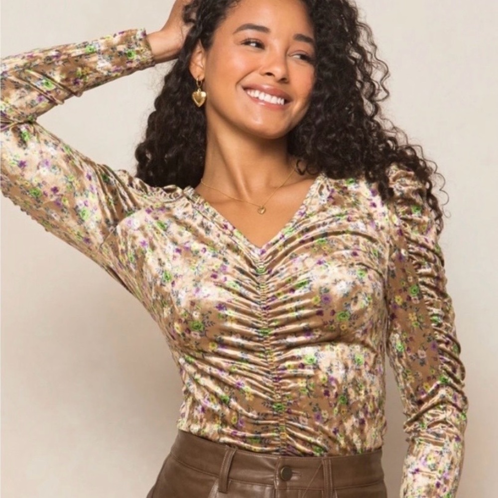 Ivy City Juliet top in floral
